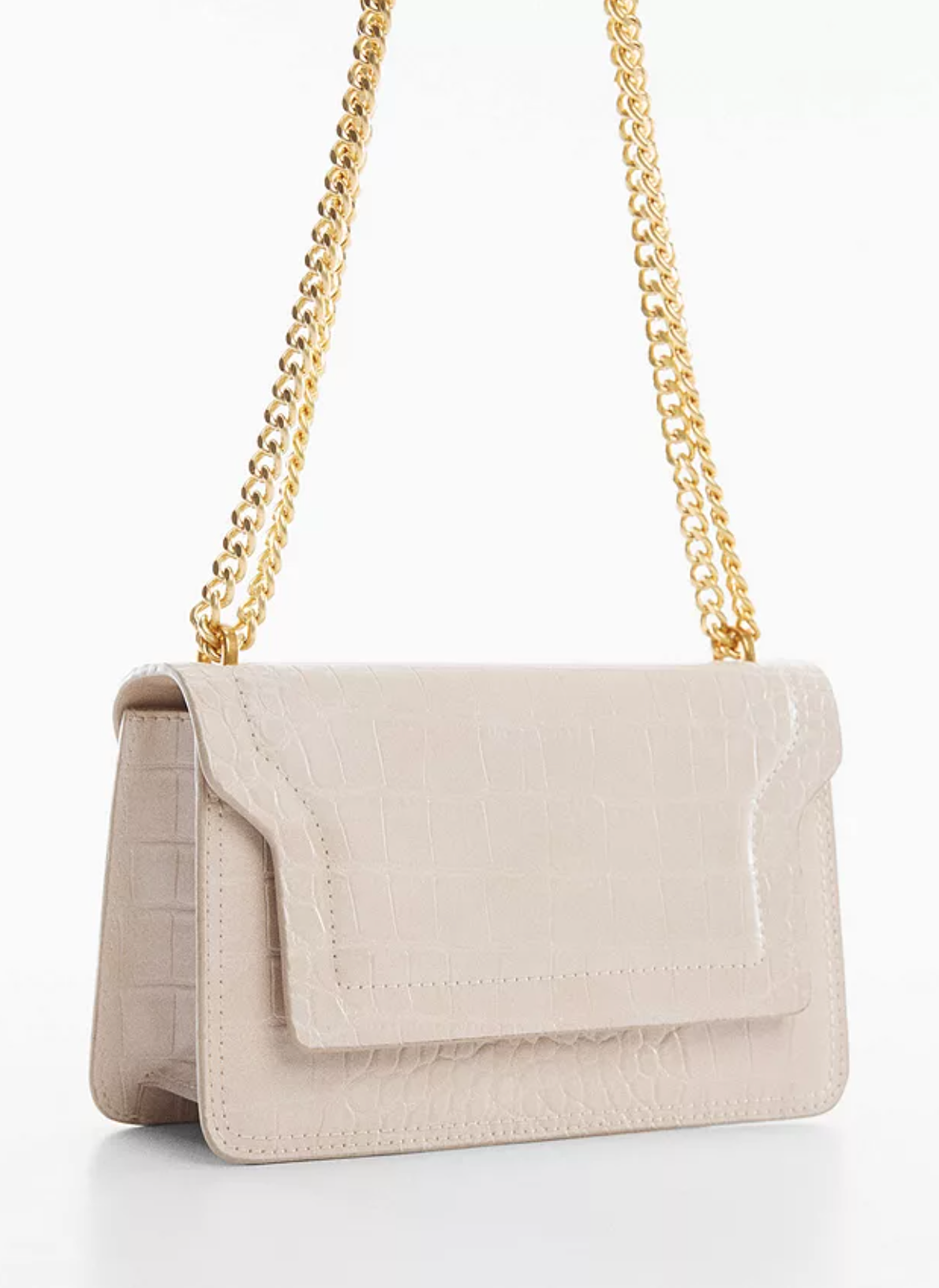 Túi Xách Nữ Charles & Keith Micaela Quilted Chain Bag Sand CK2-80151108 Màu  Be - Gostyle