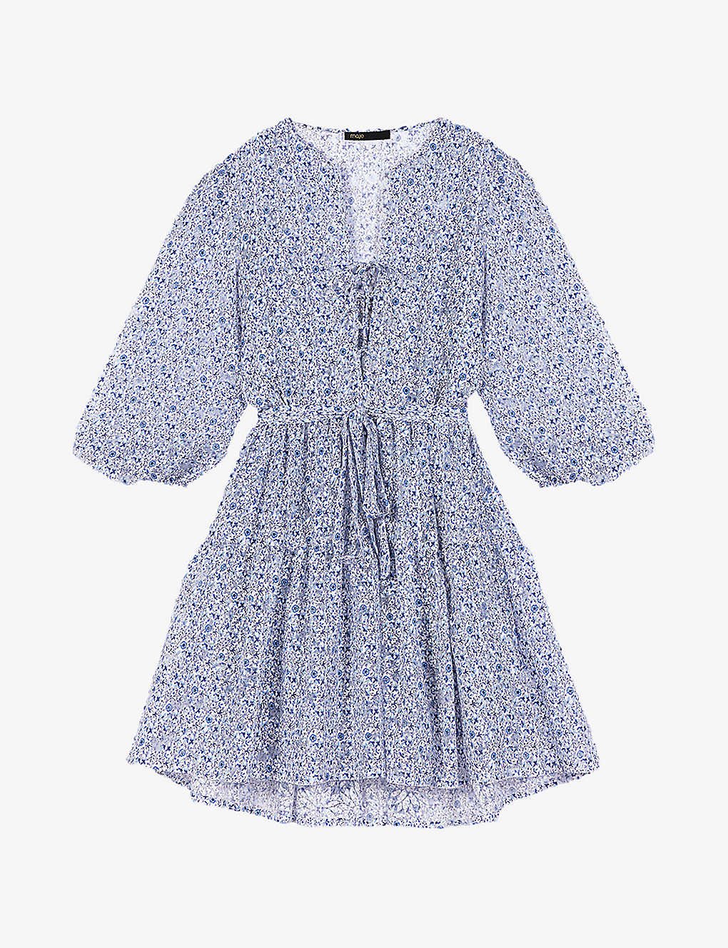 Maje Rilaneta Dress in Bleus.jpeg