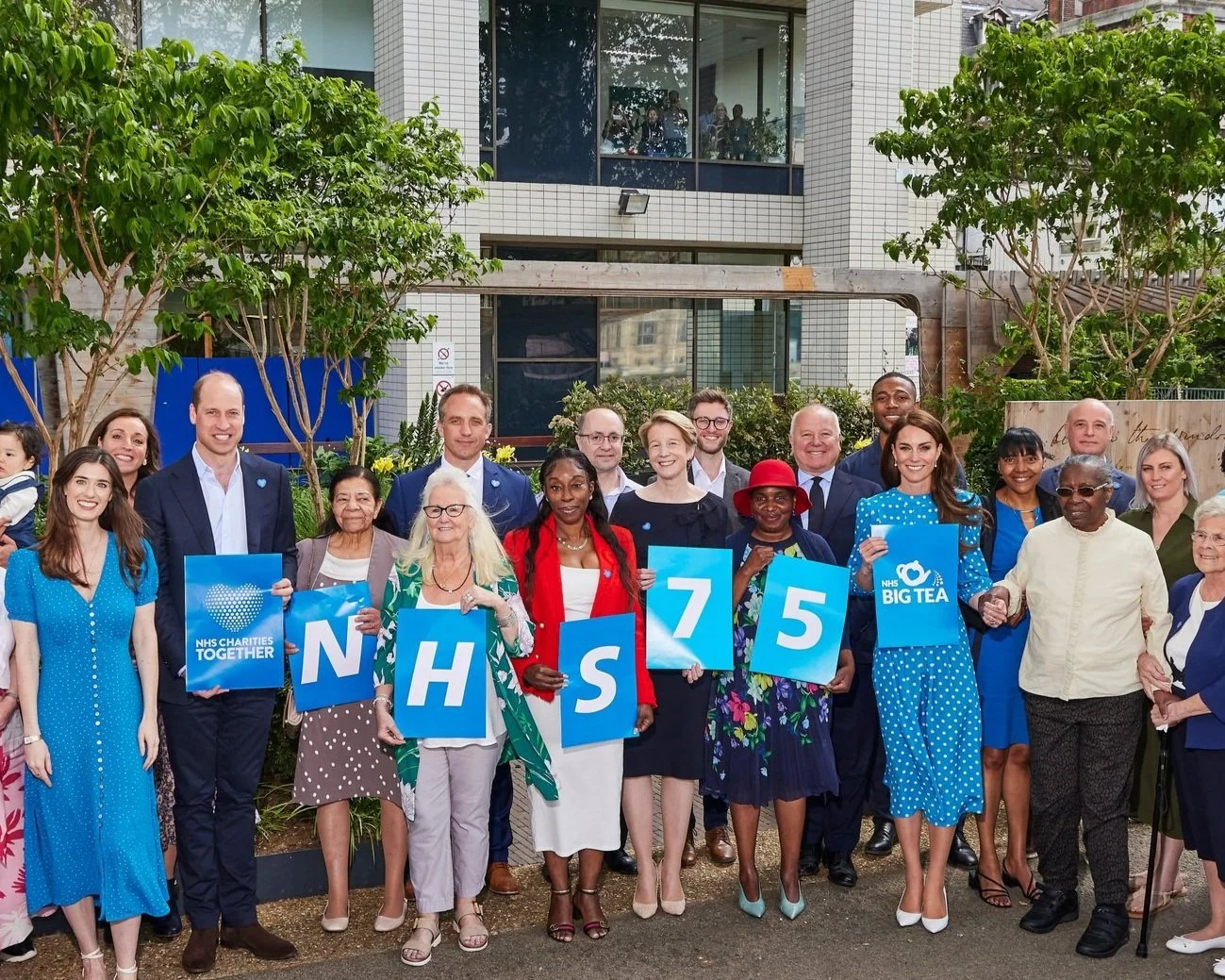 The Prince and Princess of Wales attend NHS Big Tea party
