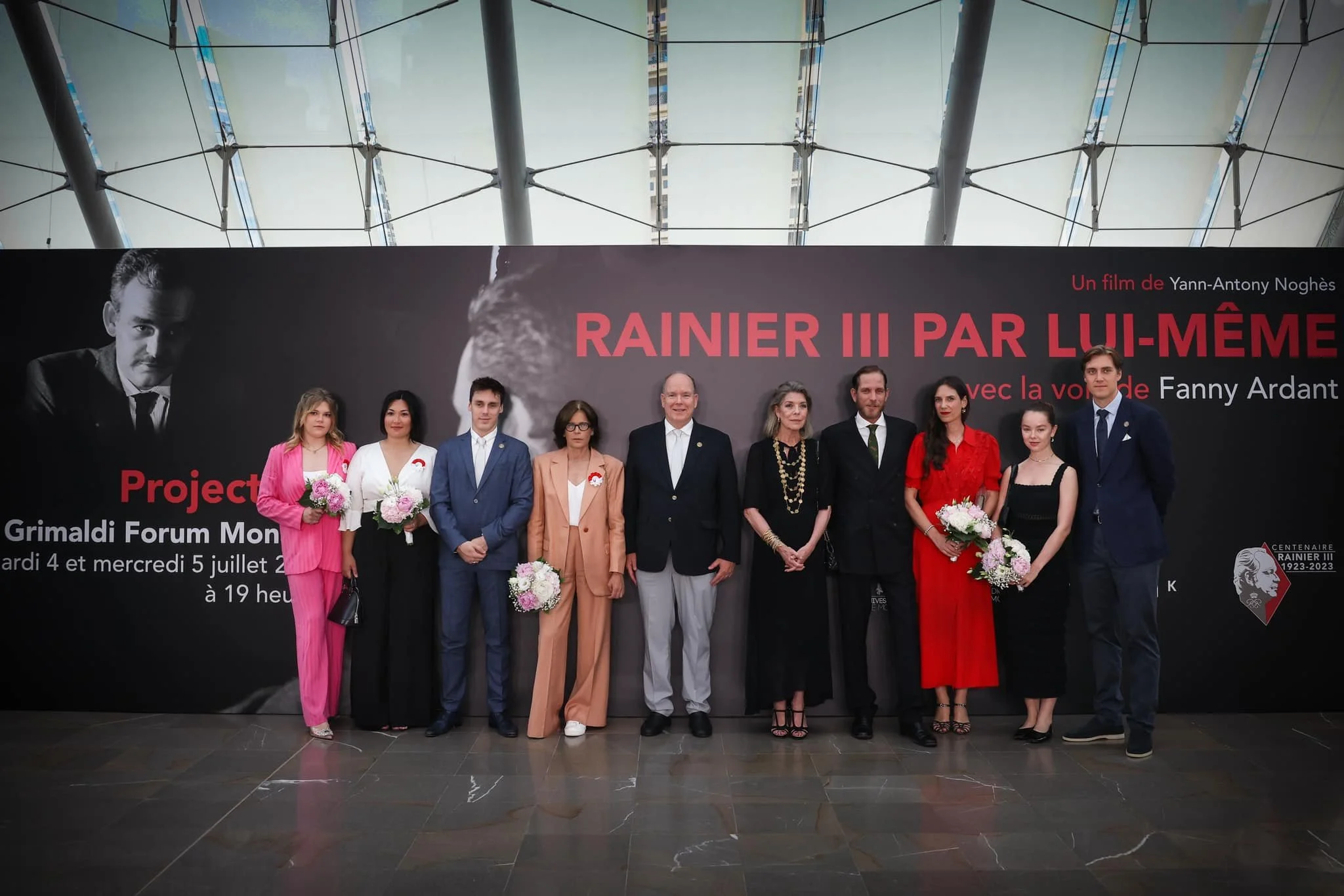 Monégasque Princely Family attends "Rainier III par Lui-même" Film Screening