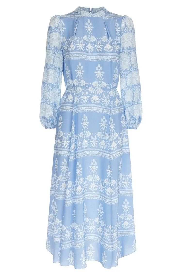 Beulah London Sonia Blouson Sleeves Dress