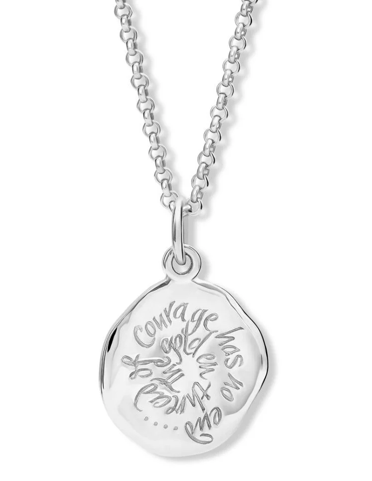 Cassandra Goad The Golden Thread Quote Pendant