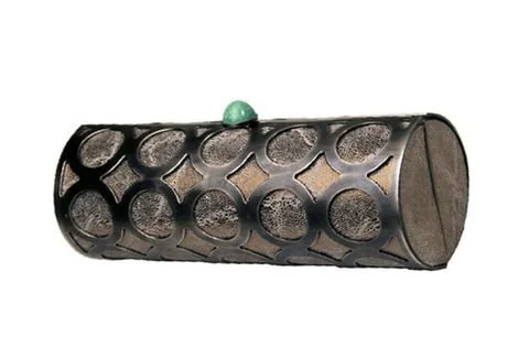 Sophie Habsburg Chenille Clutch in Copper