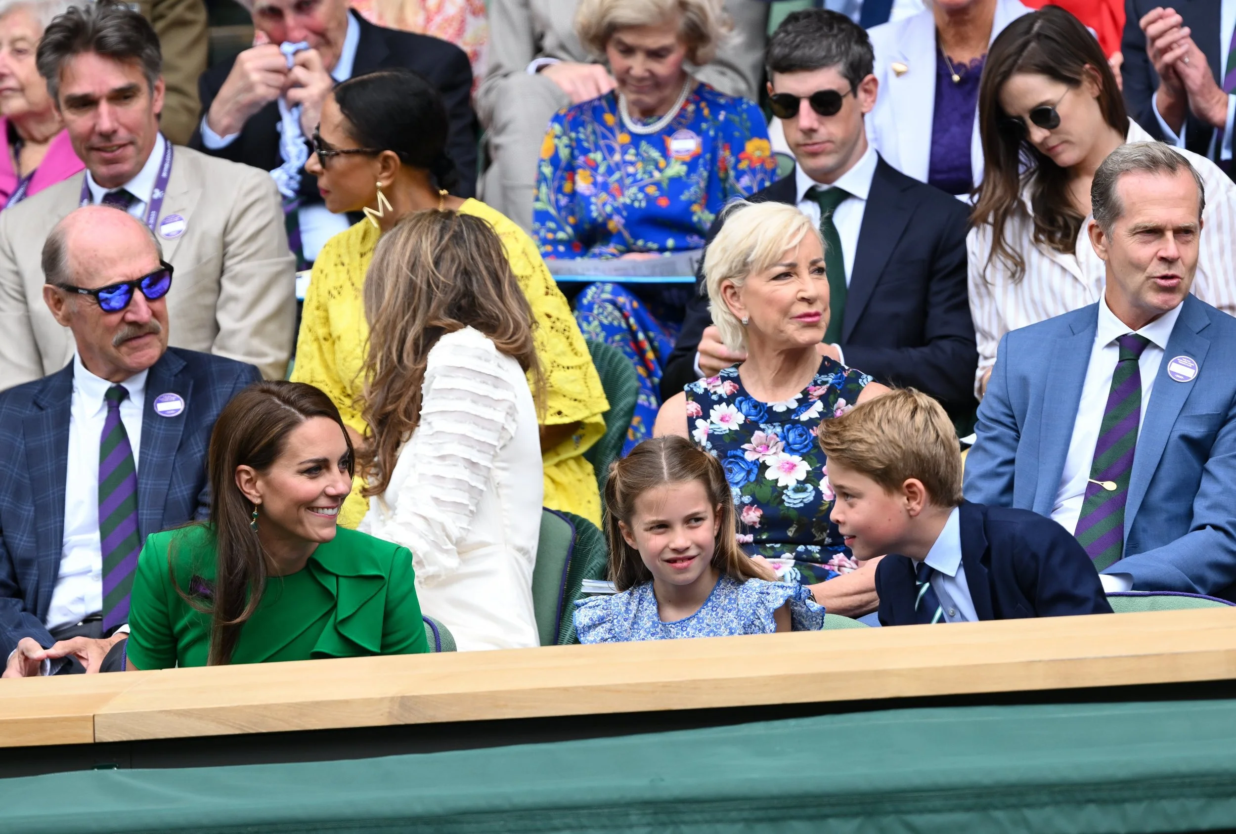 The Prince and Princess of Wales attend Wimbledon Men's Singles Final