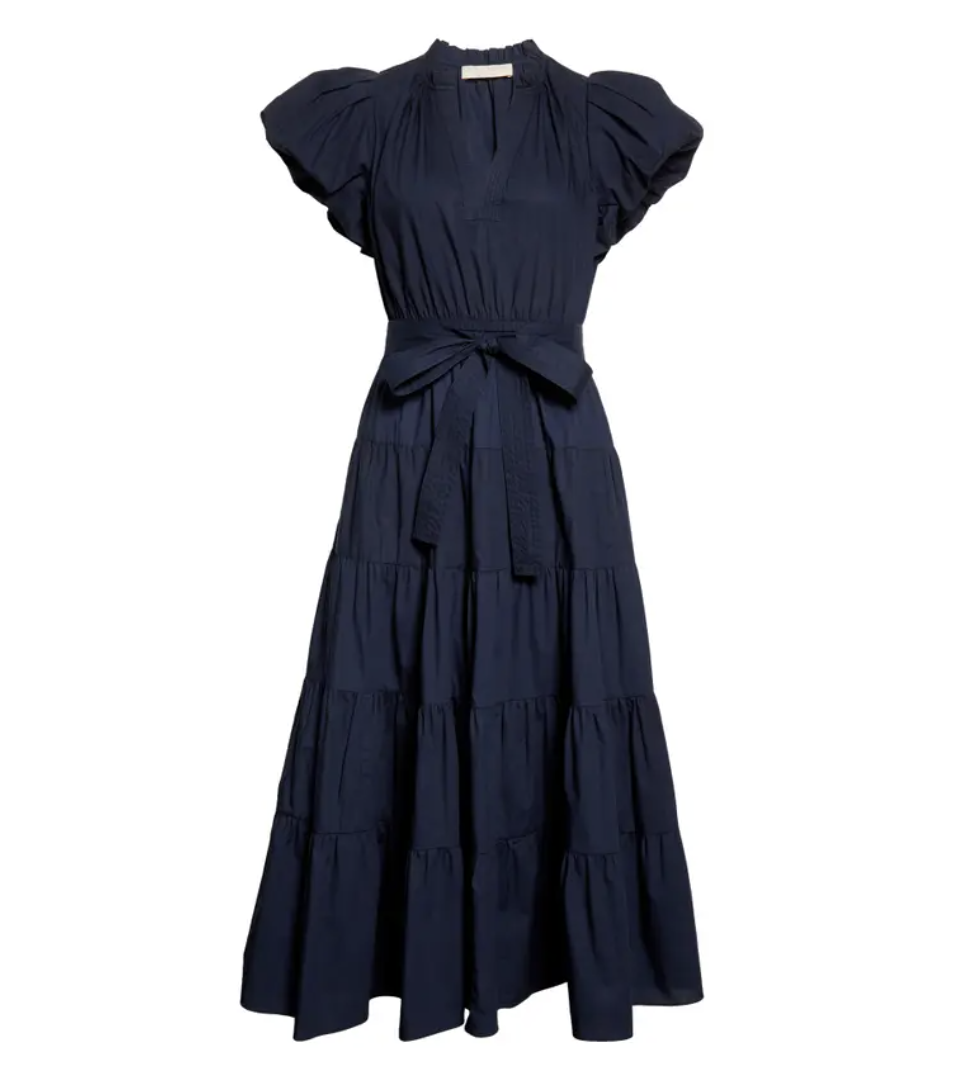 Ulla Johnson Ottilie Dress in Navy — UFO No More