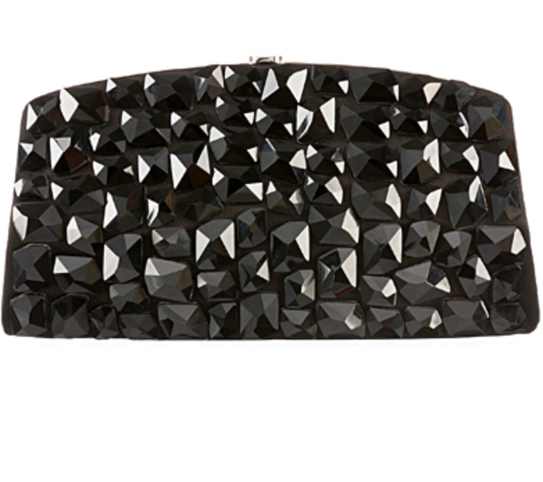 Giorgio Armani Black Crystal Clutch