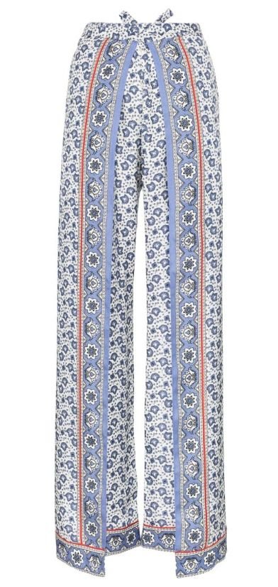 Chloé Bandana-Print Trousers in Blue.jpg