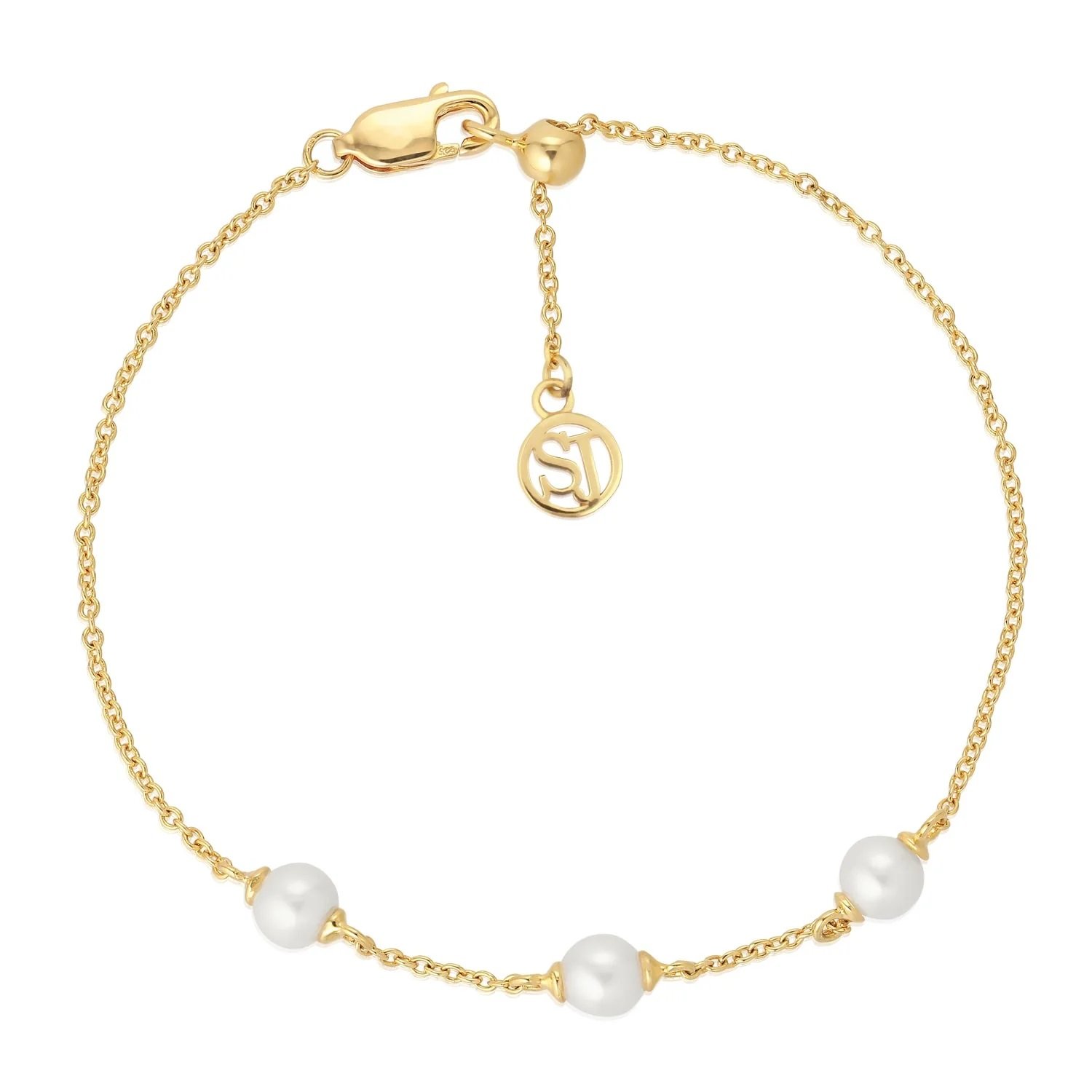 Sif Jakobs Padua Tre Bracelet in 18k Gold Plated with Freshwater Pearls.jpg