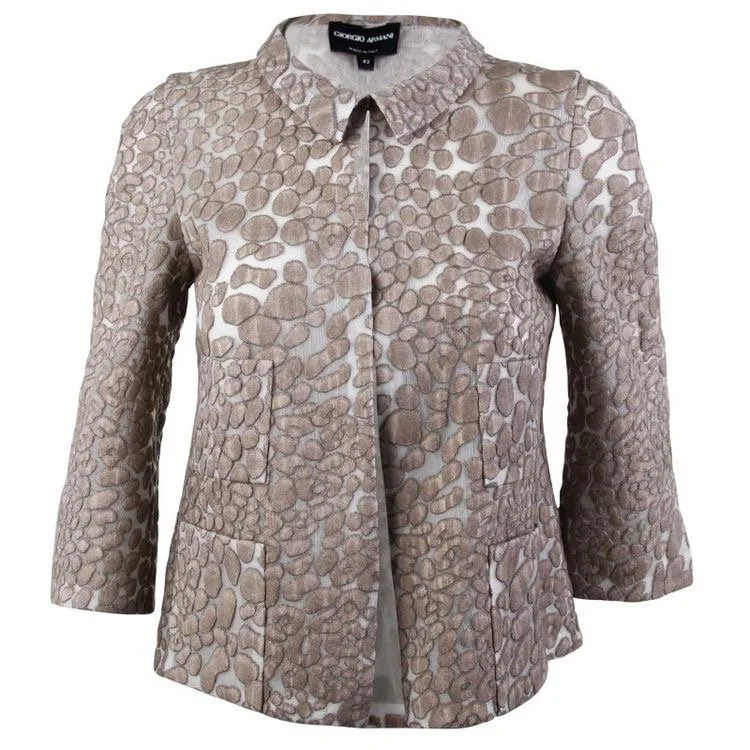 Giorgio Armani Animal Effect Short Jacket