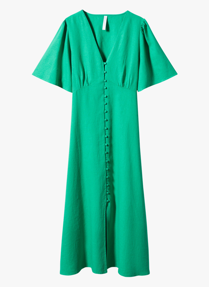 Mango Red2 Dress in Green