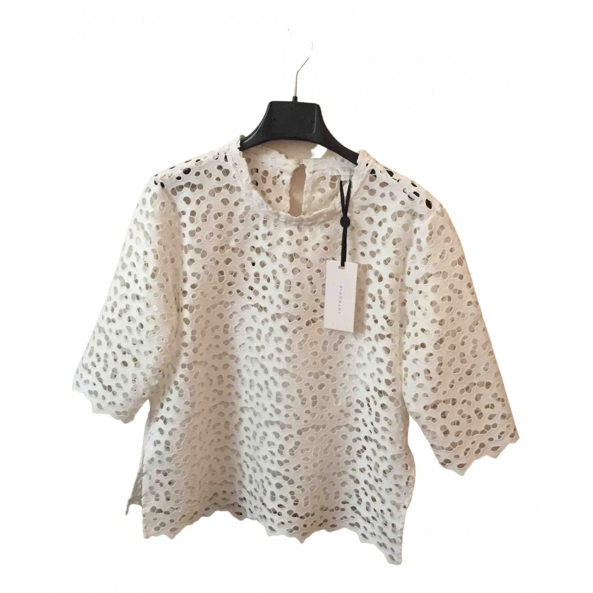 Intropia Eyelet Cut Out Top