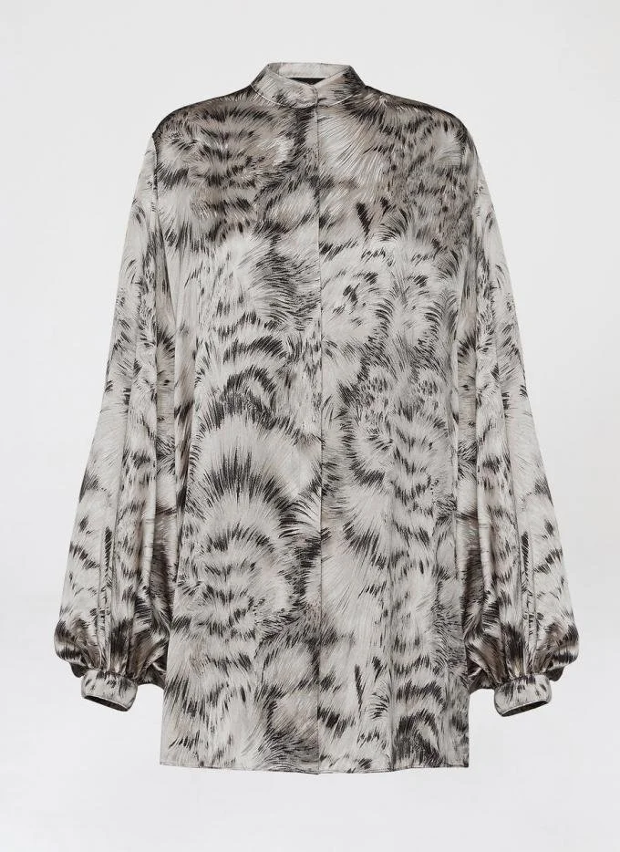 Escada Pigment Printed Silk Tunic