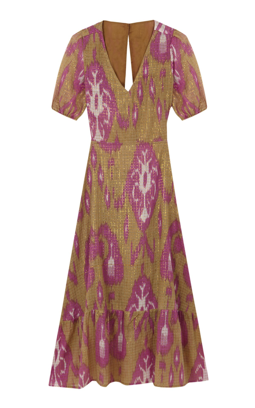 Babbaki Arles Dress in Ikat