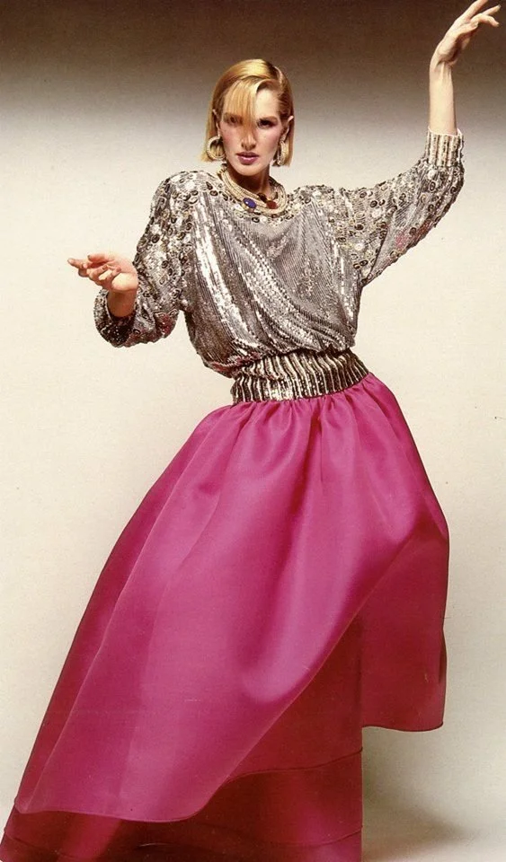 Valentino HC Sequin Bodice Gown