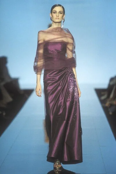 Valentino HC Long Sleeves Embellished Gown