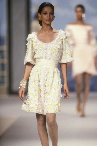 Valentino HC Floral Embroidered Dress