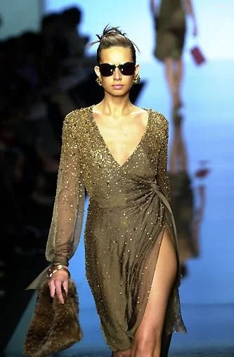 Valentino HC Olive Sparkle Dress