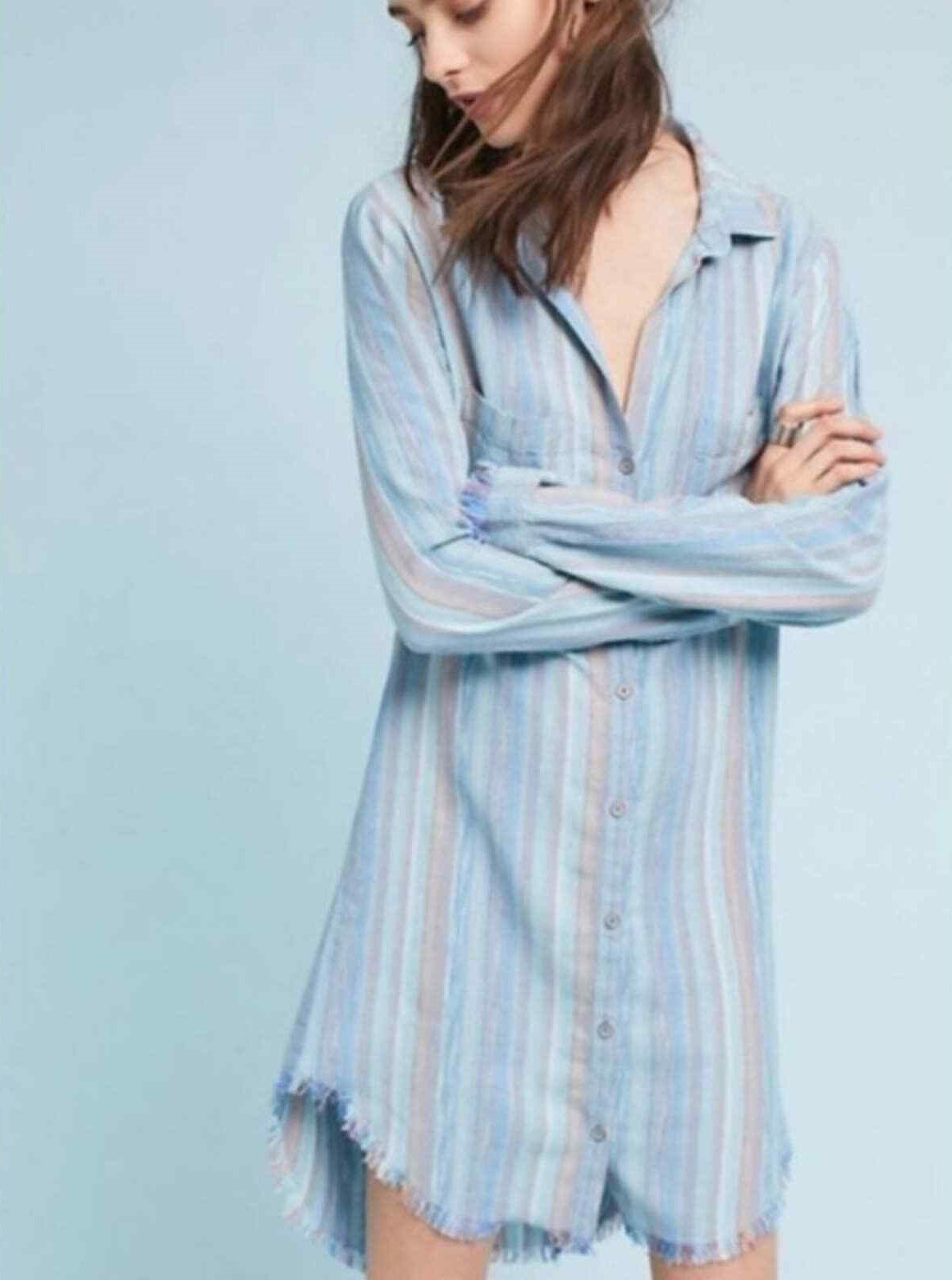 Cloth & Stone Raw Hem Shirtdress.jpg