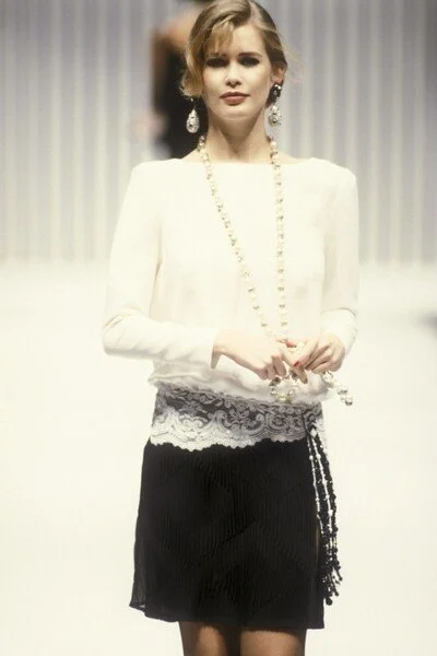 Valentino HC Black and White Midi Dress