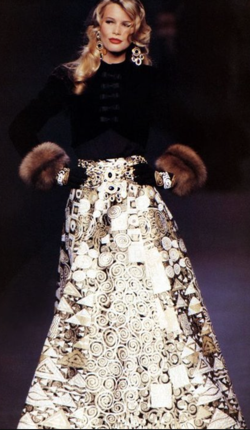 Valentino HC Abstract Print Gown