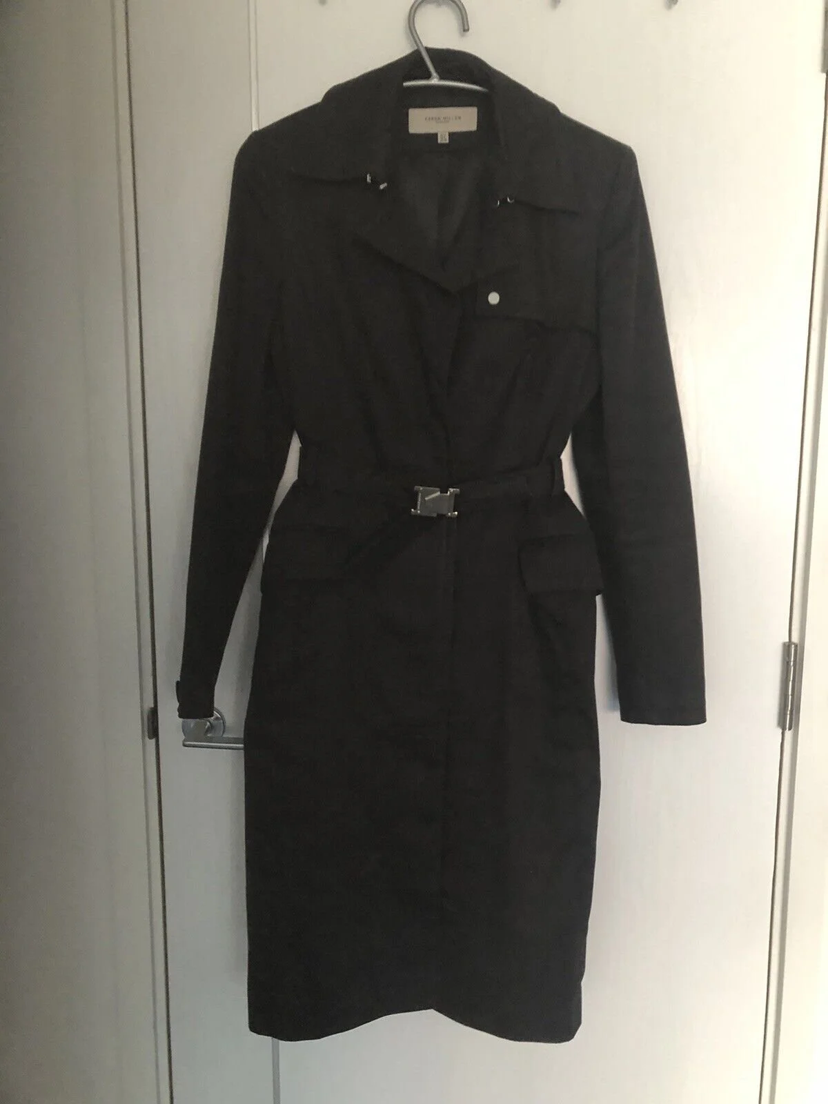 Karen Millen Buckle Detail Trench Coat