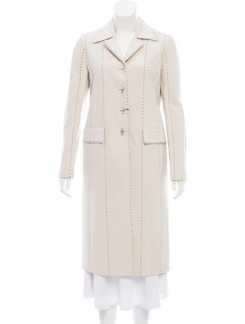 Alberta Ferretti Stitch Detail Coat