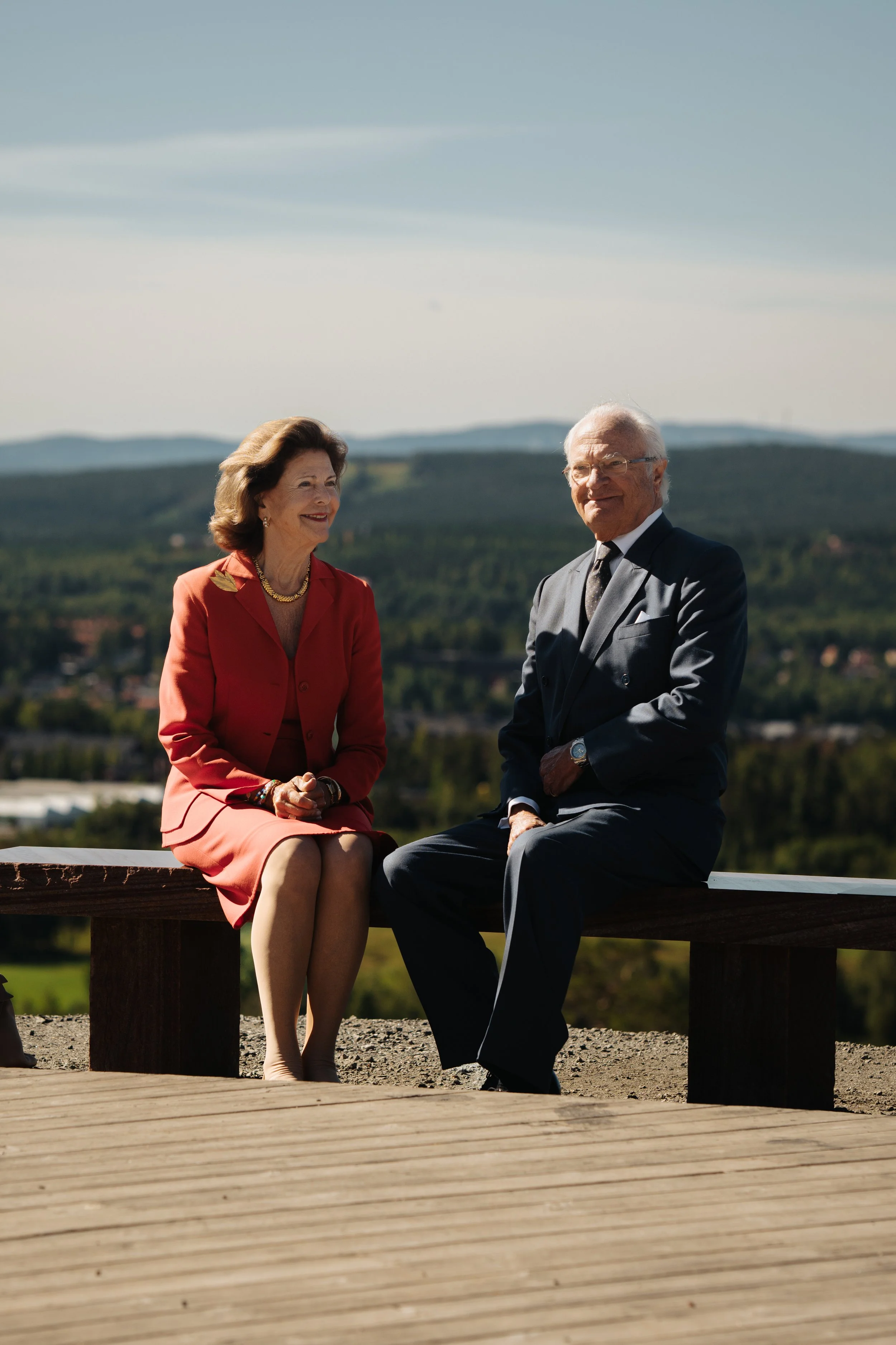 King Carl Gustaf and Queen Silvia visit Dalarna County