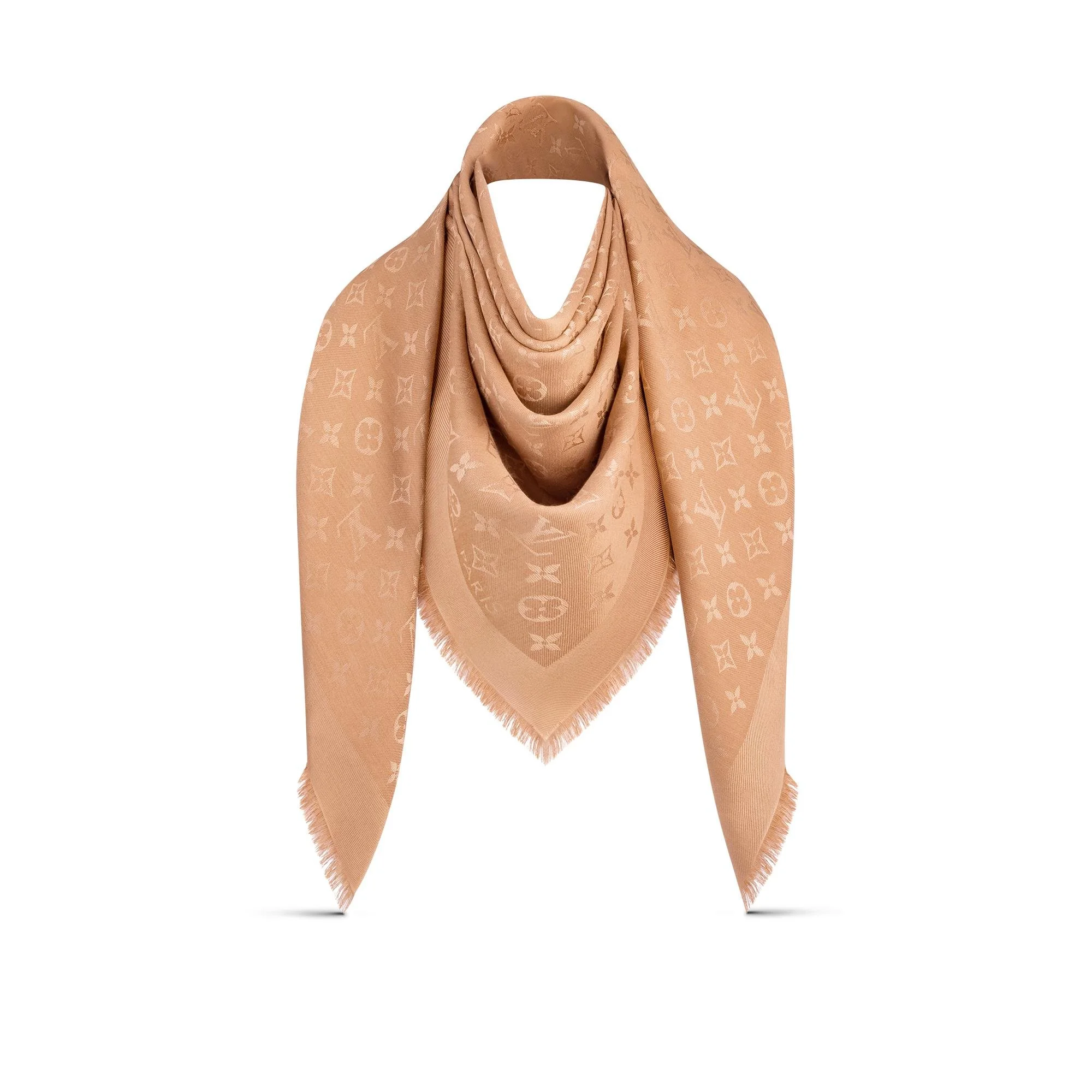 Louis Vuitton Monogram Shawl in Caramel