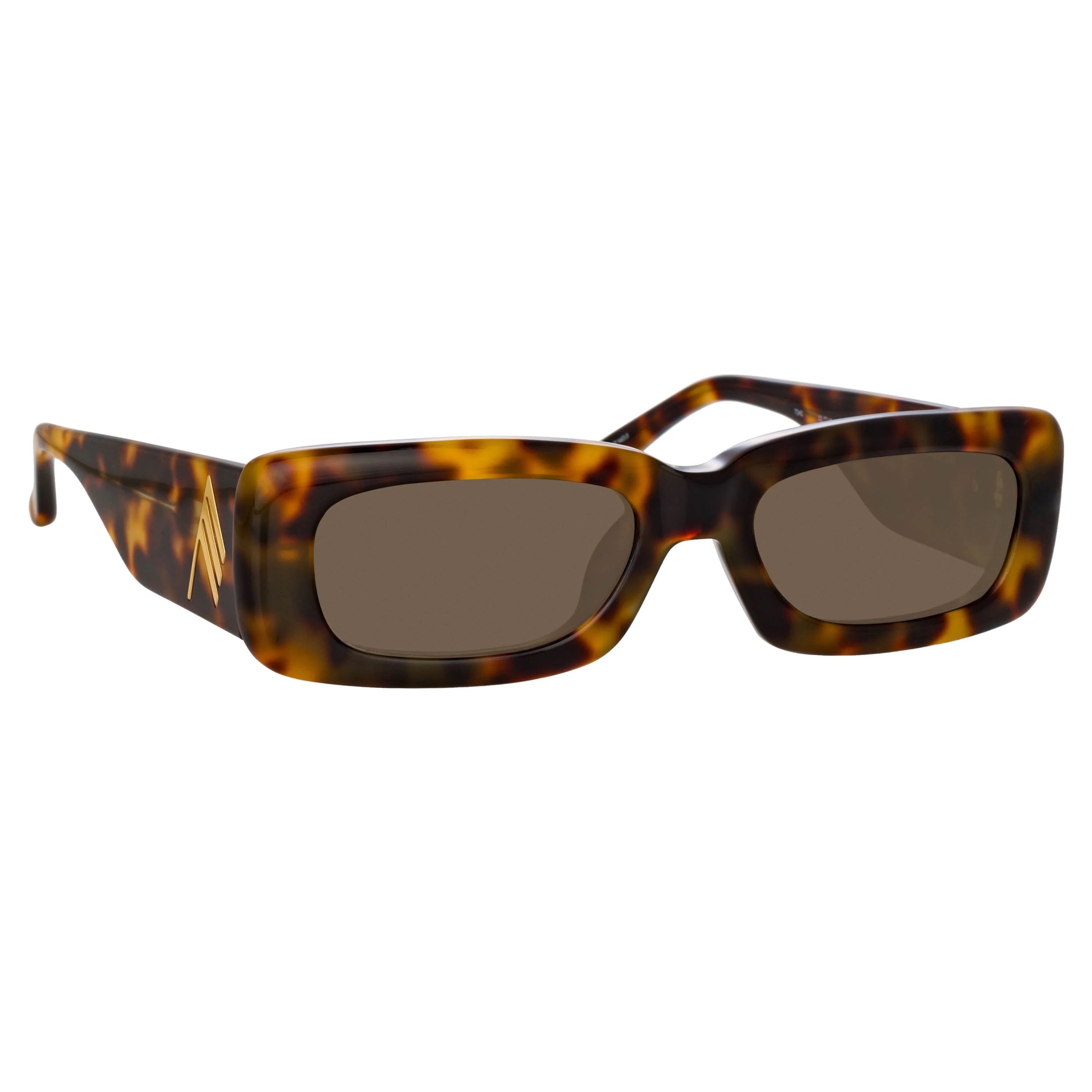 Linda Farrox x The Attico Mini Marfa Sunglasses in Tortoiseshell.jpg