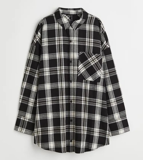 H&M Oversized Flannel Shirt — UFO No More
