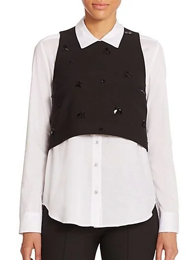Elizabeth and James Vanna Embellished Layered Top.jpg