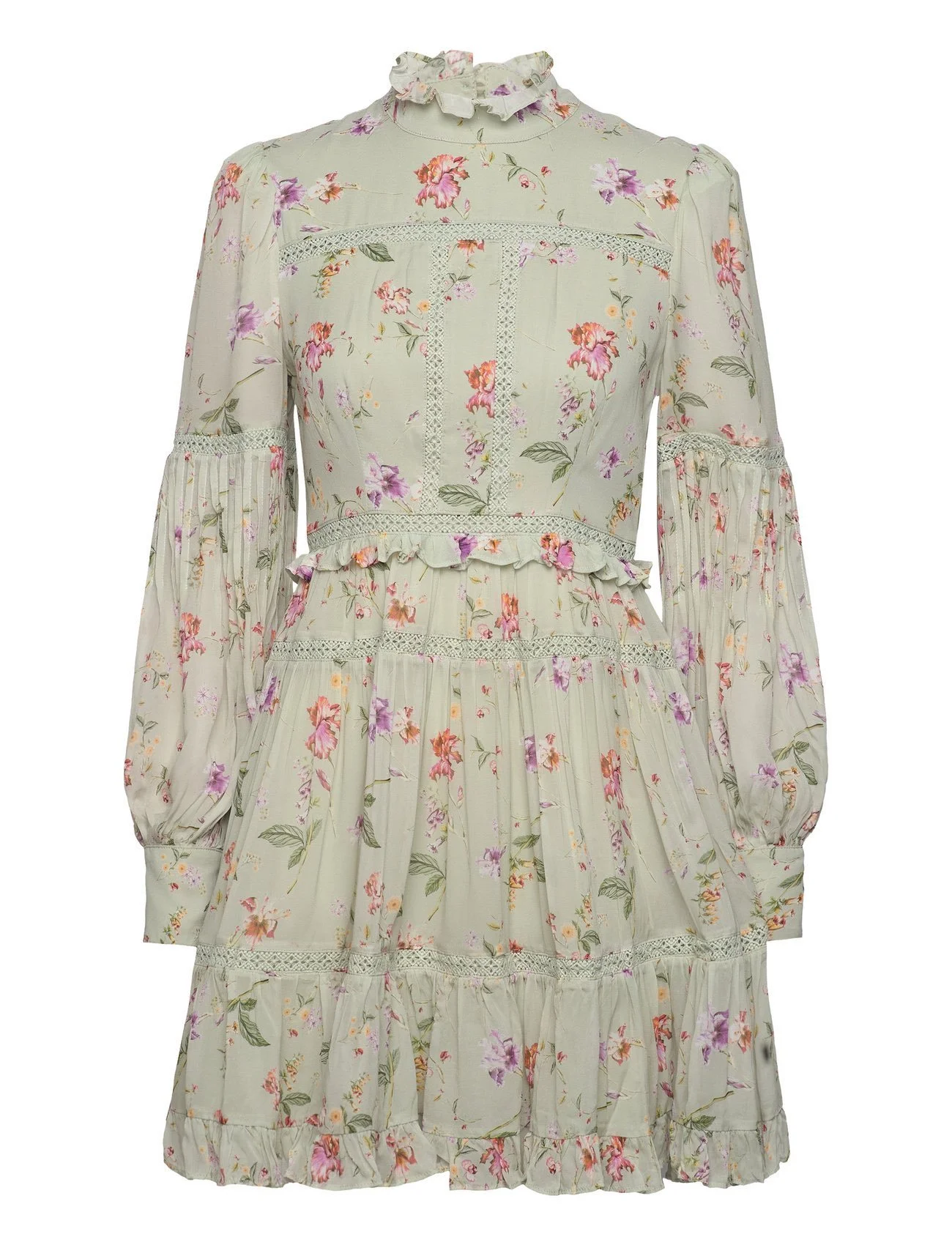 By Malina Francesca Dress in Floral Pistachio