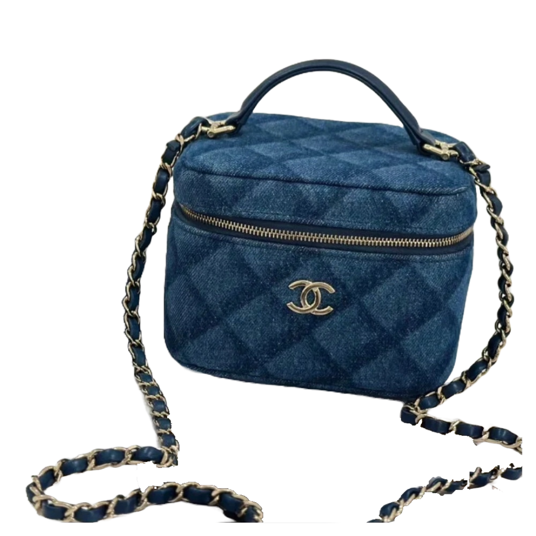 chanel vanity case outfit