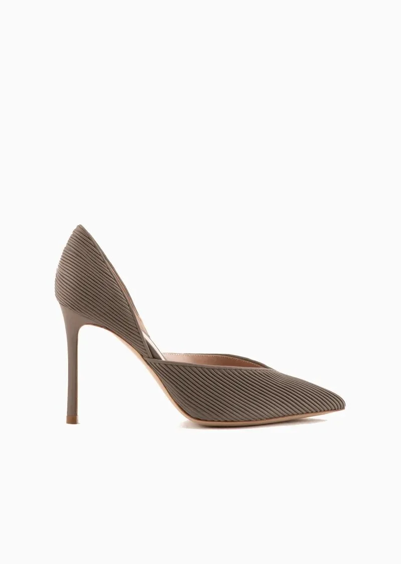 Giorgio Armani Pleated Nappa-leather Pumps