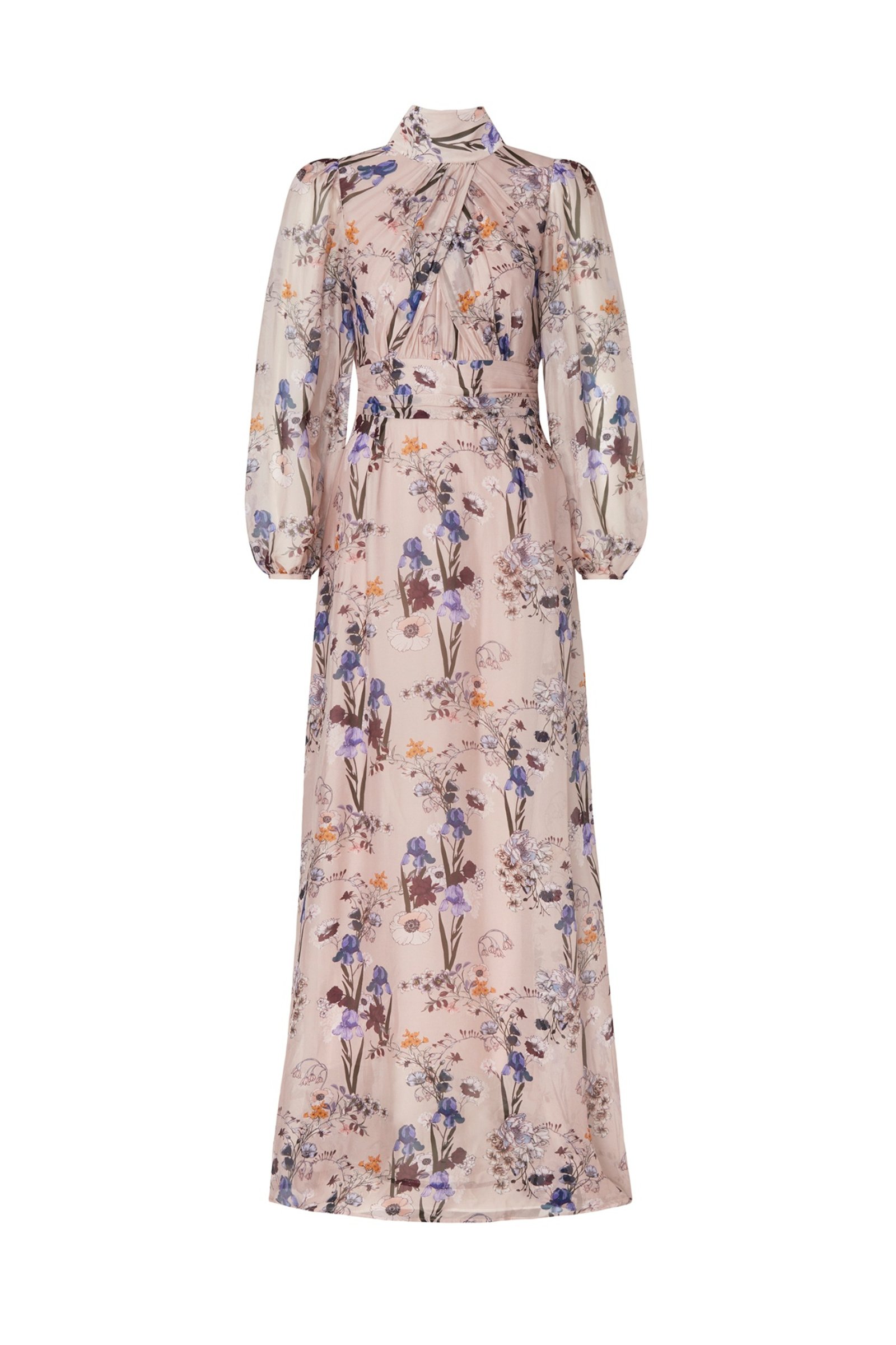 By Malina Valerie Midi Dress in Fall Blooms — UFO No More