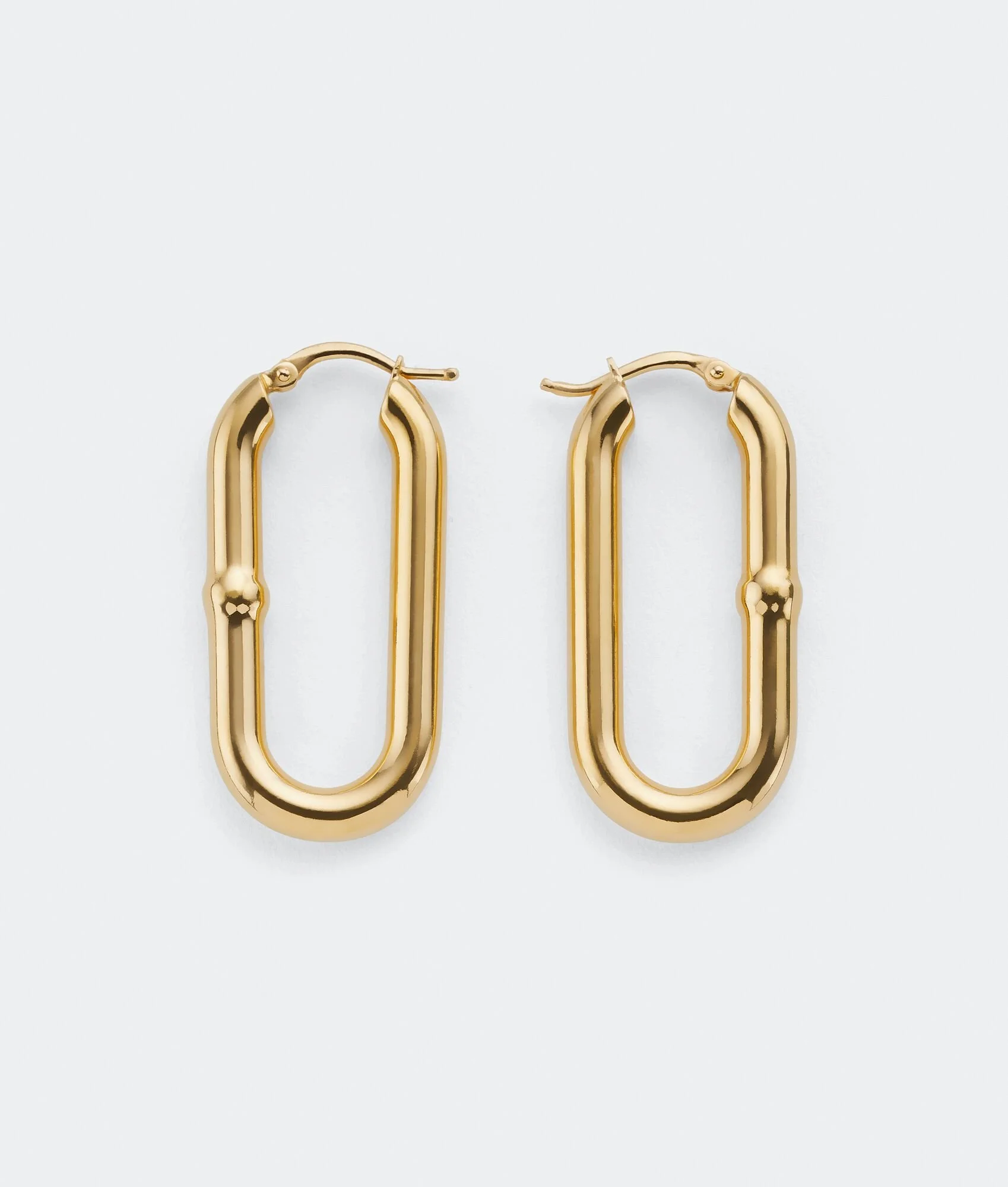 Bottega Veneta Chain Hoops Earrings