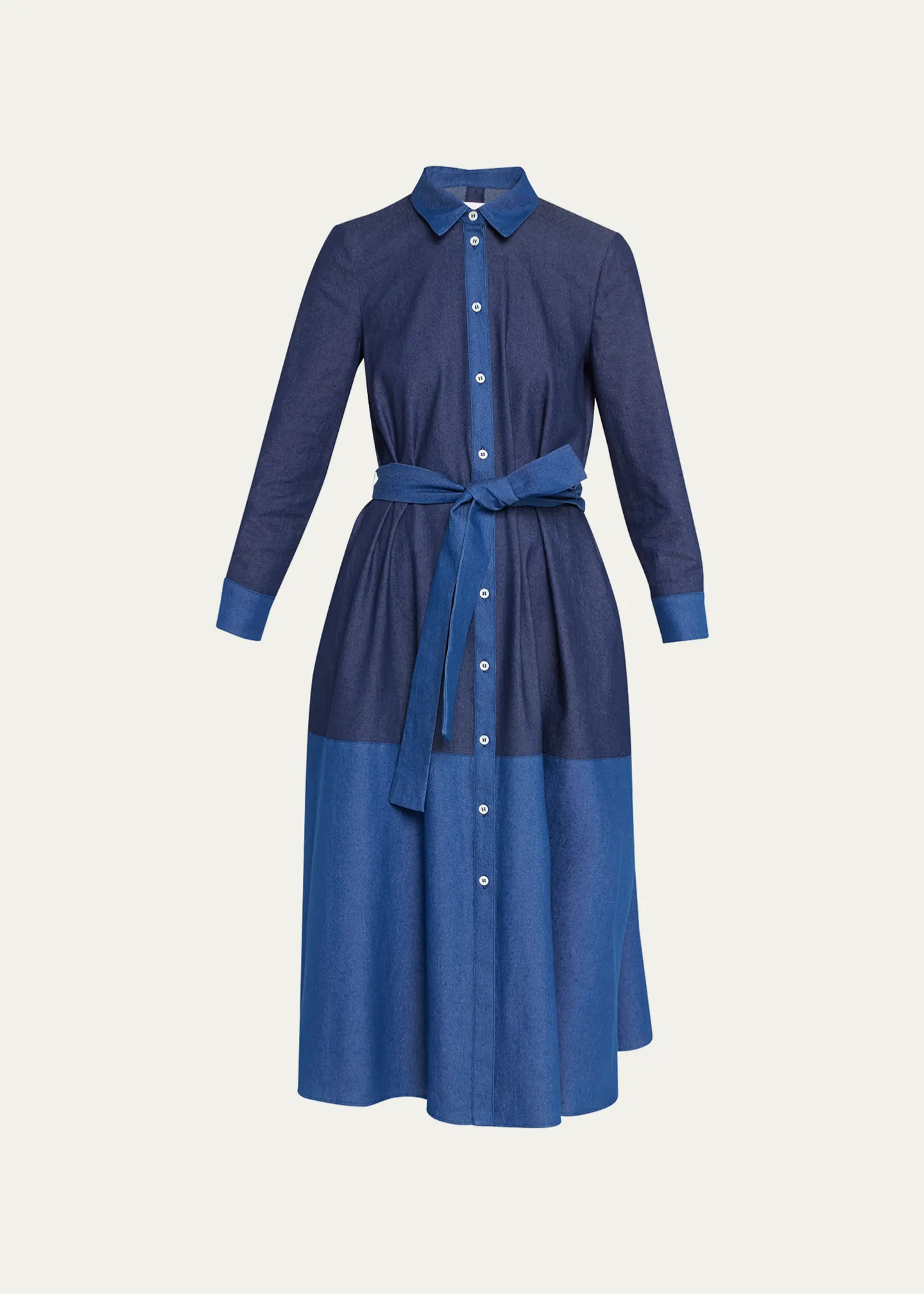 Carolina Herrera Seamed Denim Button Front Shirtdress UFO No More carolina-herrera-seamed-denim-button-front-shirtdress-ufo-no-more