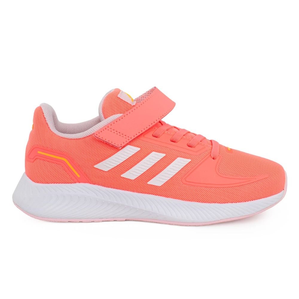 Adidas Kids Runfalcon 2.0 Shoes in Acid Red  Cloud White  Clear Pink.jpg