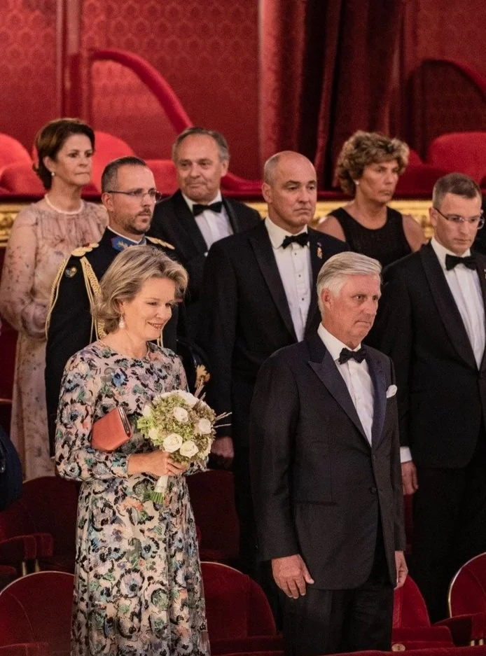 King Philippe and Queen Mathilde attend La Monnaie Symphony Orchestra concert