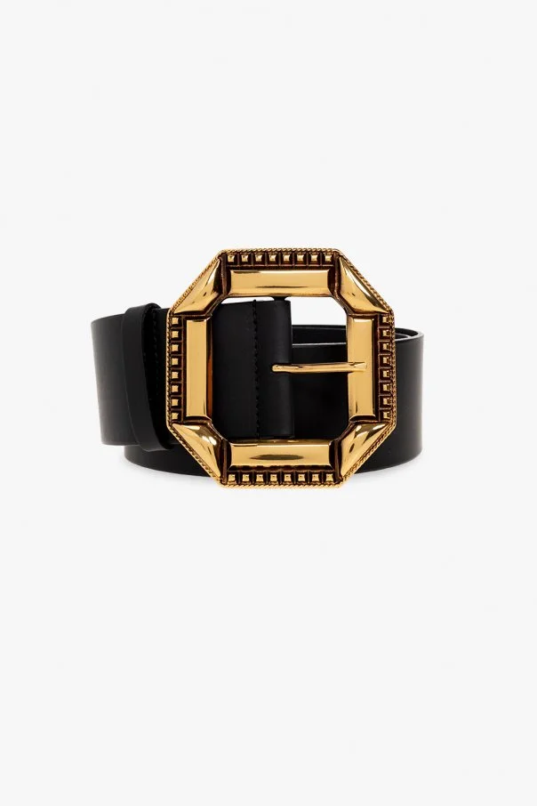 Etro Decorative Buckle Leather Belt