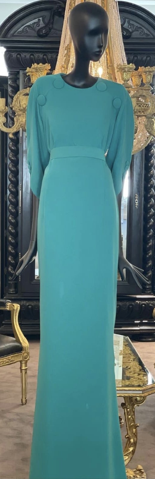 Louis Vuitton Long Pleated Evening Dress — UFO No More