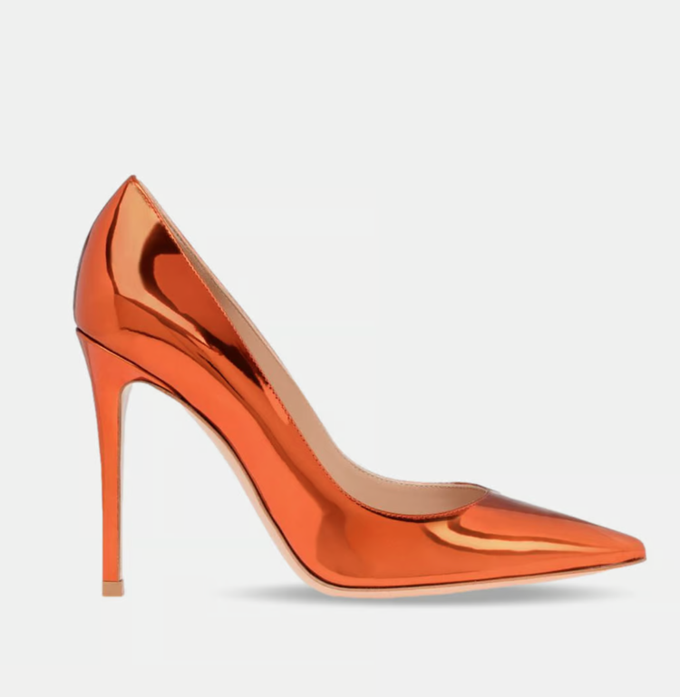 gianvito rossi yellow pumps