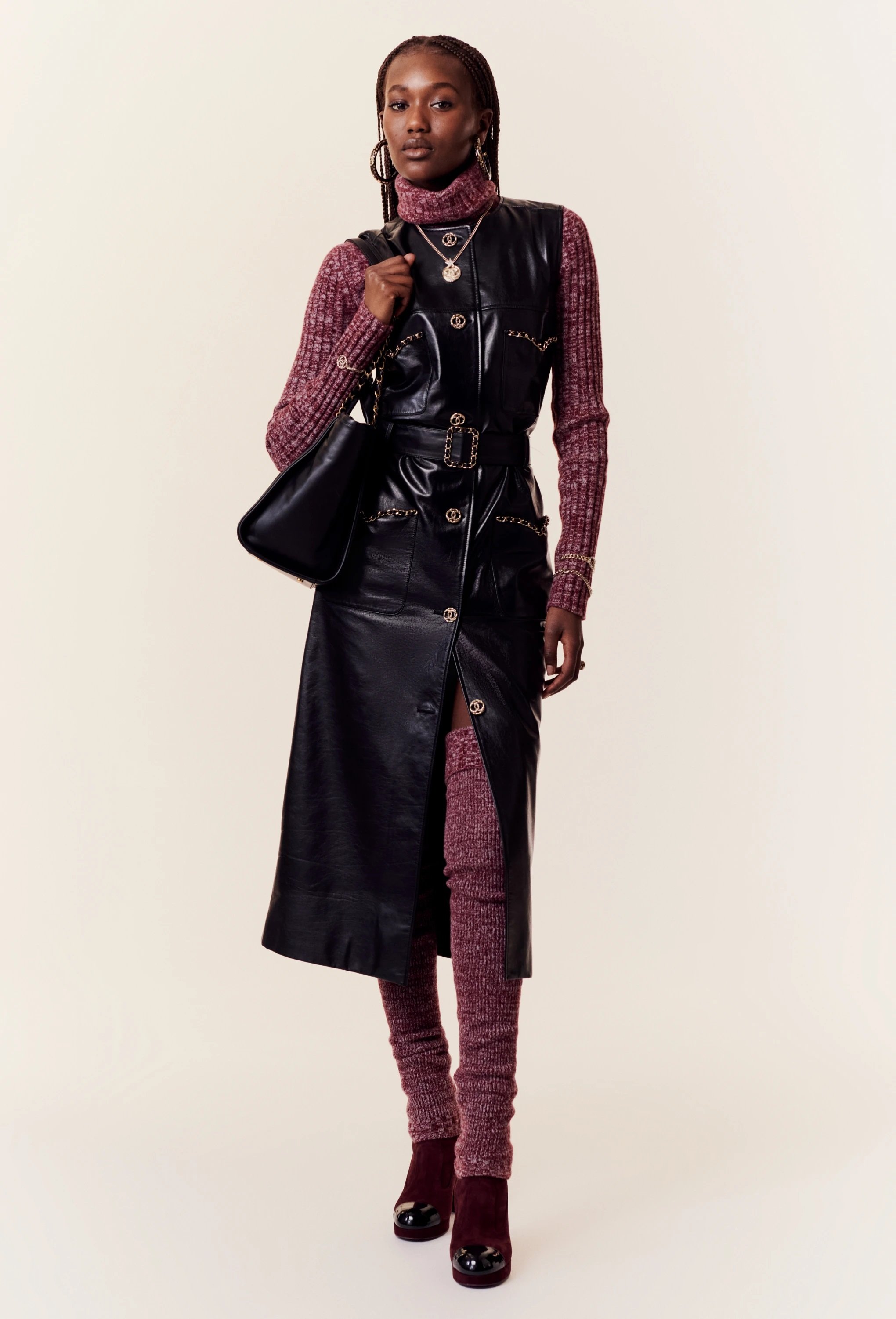 Chanel Calfskin Leather Dress.jpg