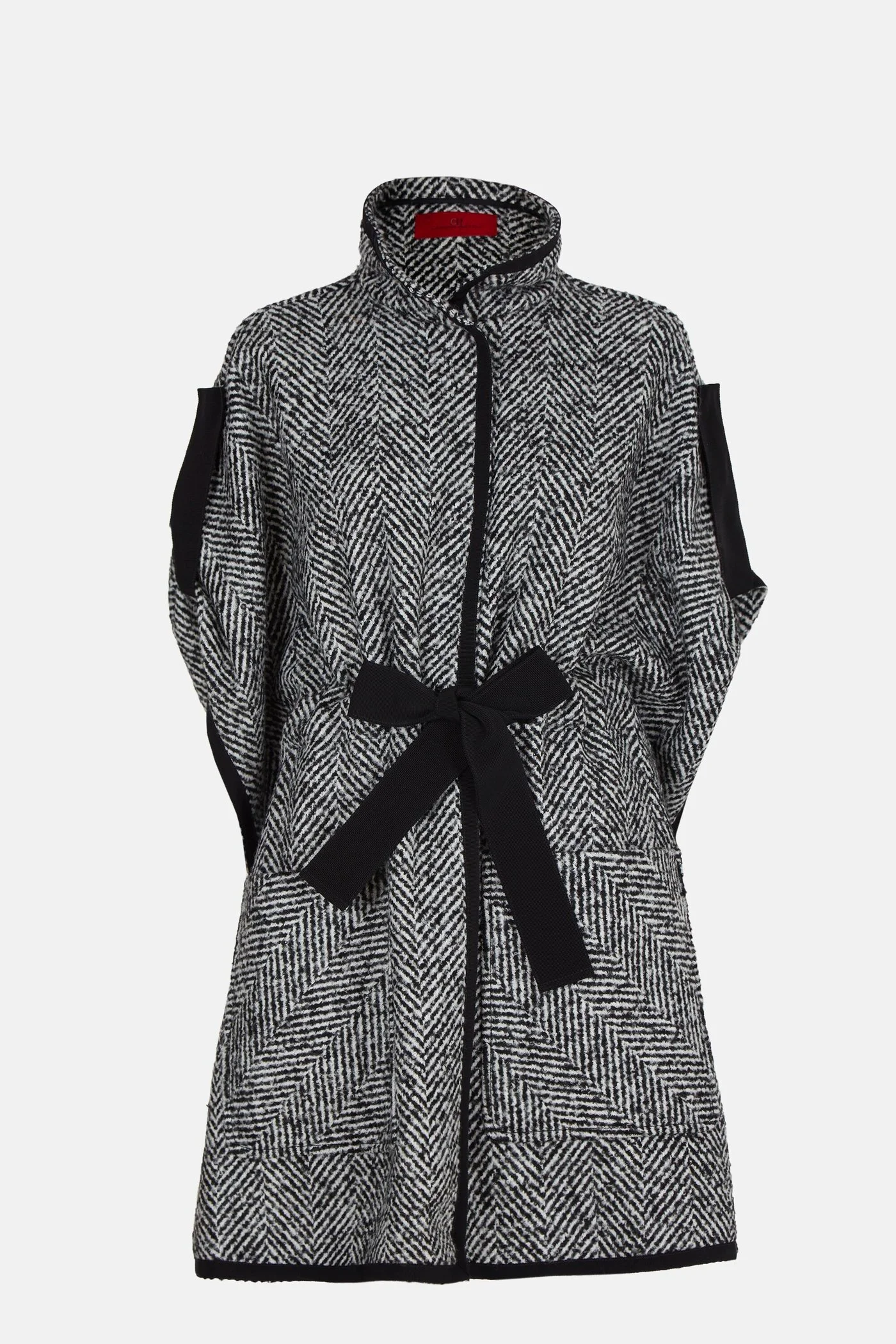 Carolina Herrera Oversize Tweed Cape