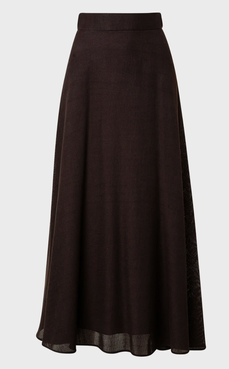 Akris Semi-Sheer Open Weave Midi Skirt