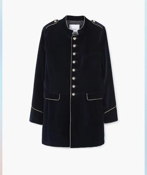 Mango Military Style Coat