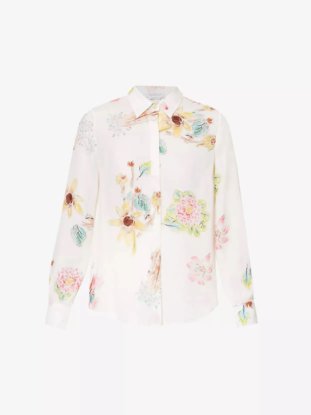 Gabriela Hearst Henri Floral Print Shirt