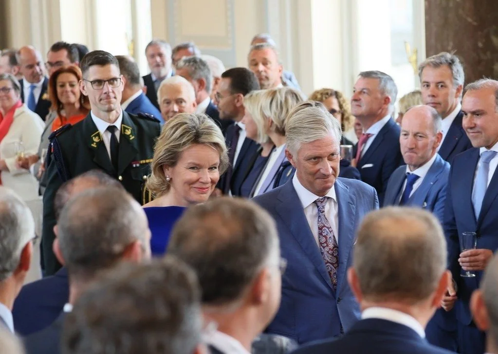 King Philippe and Queen Mathilde host reception for Belgium's mayors
