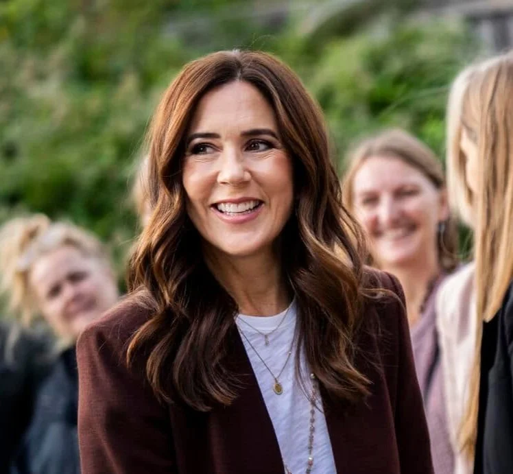 Crown Princess Mary visits the Danish Hospital Clowns at the Child and Adolescent Psychiatric Center