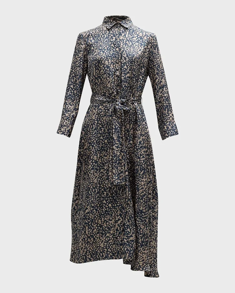 Max Mara Zaza Floral Printed Shirt Dress — UFO No More